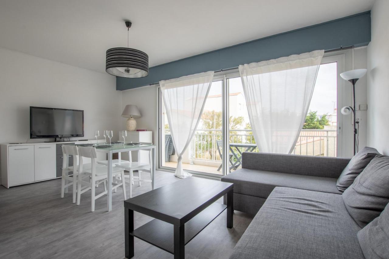 50M De La Plage - Appart Pour 4 - Balcon นอเทรอ-ดาม-เดอ-มองต์ ภายนอก รูปภาพ